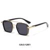 Wei Ting With Sunglasses Men'S Trendy Large Square Sunglasses Men'S Anti-Blue Glasses