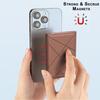 EUCAGR Artificial Leather Credit Card Magnetic Elastic Wallet(5 Card Slot)with Strong Magnetic Accessories | ID Card Clip Wallet