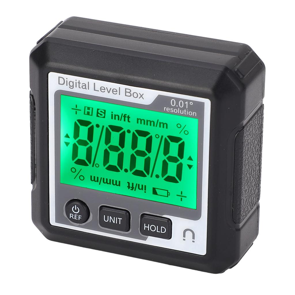 Digital Level Box with Magnet Electronic Angle Gauge Inclinometer Protractor for Wood Processing Automobile Repair