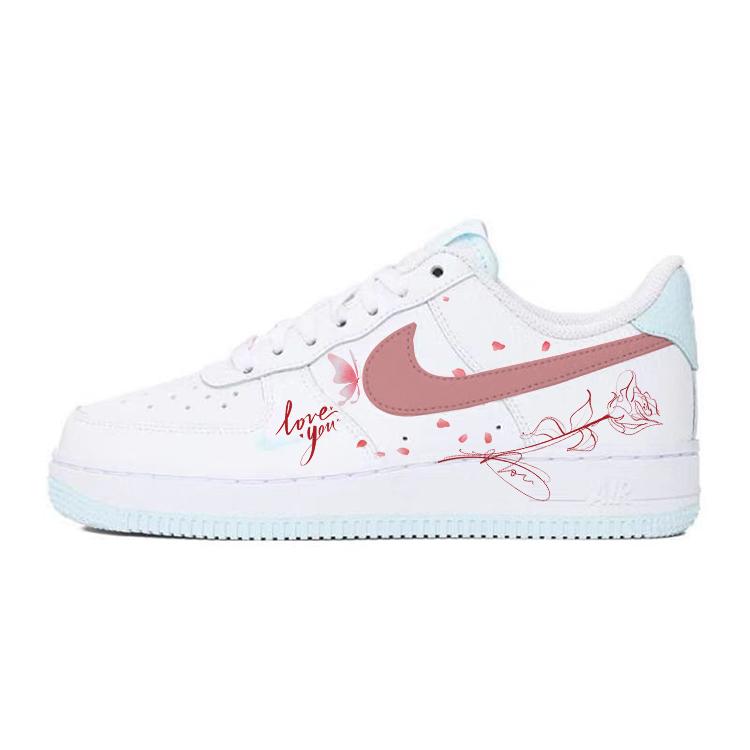 

Nike Air Force 1 Skateboard Shoes Unisex Low Top Pink/White IH0640-161(Team56-) 38.5