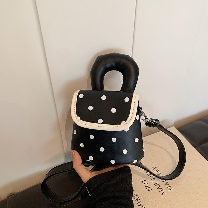 

Мини-сумка Wave Point, сумка-ведро, новая модная популярная сумка, женская сумка, материал PU, ощущение превосходное, милый дизайн