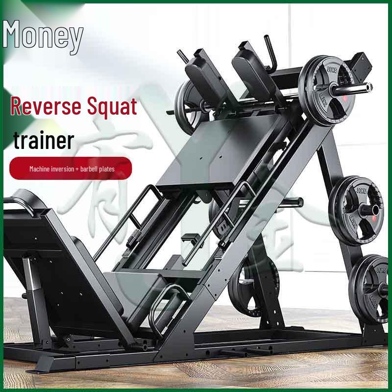 Yujin EM1086A Leg Press Machine with Barbell Plates