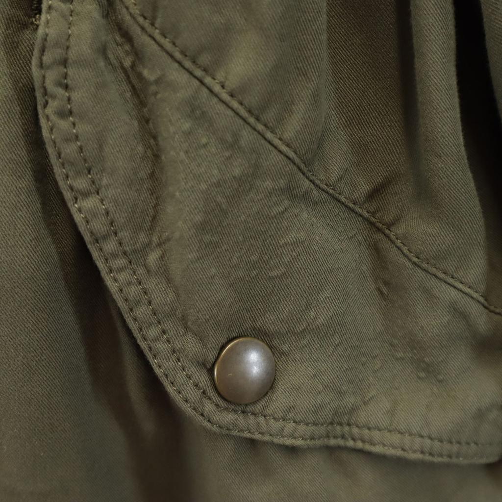 HYSTERIC GLAMOUR Made In Japan Rayon Blend MA-1 Flight Jacket Free Khaki Women Used