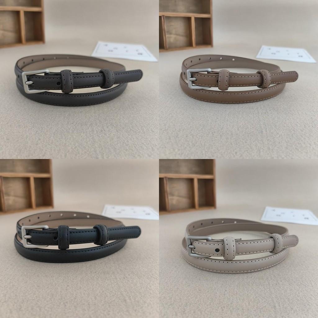 Womens Leather Belt With Alloy Pin Square Buckle For Casual Office Wear