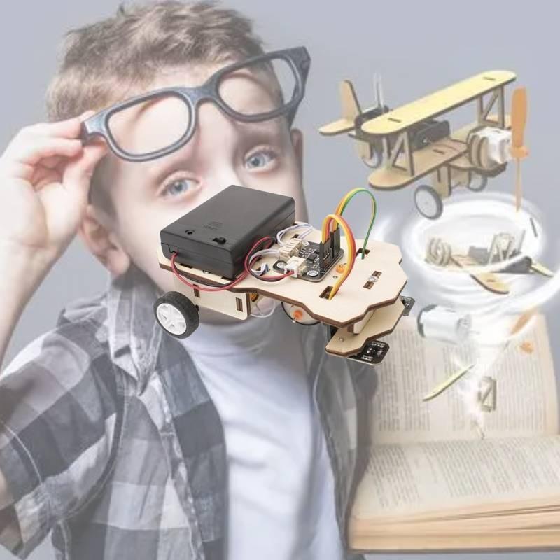 Kids Diy Tracing Car Educational Wooden Toy Set For Stem Science Learning Material