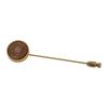 HERMES   Brooch gold/Brown Metal/shell Mens