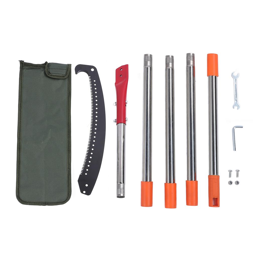 85.83in Tree Pole Pruner Manual Branches Trimmer Tree Branch Garden Hand Pole Saws Extendable