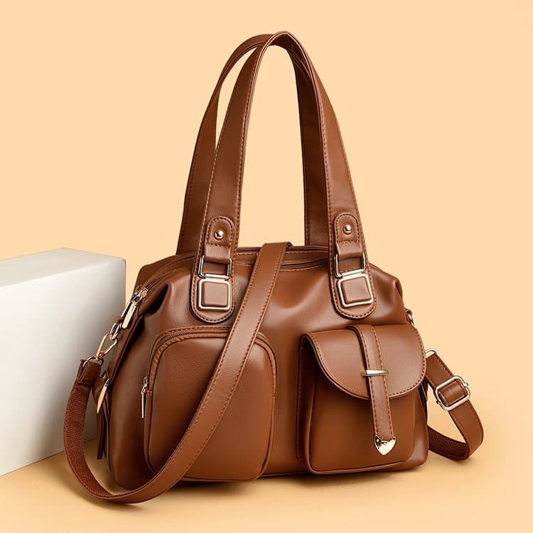 Women's Large Capacity Handheld Shoulder Crossbody Bag