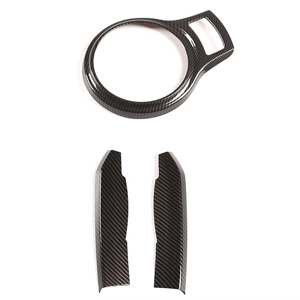 ABS Carbon Fiber For Subaru BRZ Toyota 86 2012-2020 Center Console Side Strip Gear Shift Panel Decor Cover Trim Frame Car