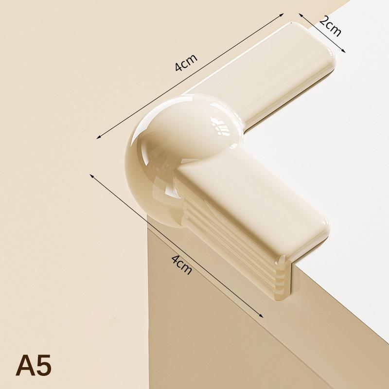 4 buc. Protecții de colț moi și durabile din cauciuc, sigure pentru colțurile mesei, protecție de margine pentru siguranța copiilor