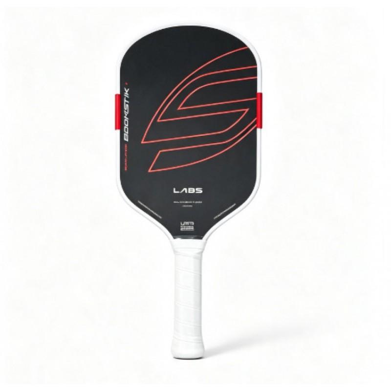 Professional Pickleball Paddle T700 Carbon Fiber Boomstik Model Tournament Play Black Red