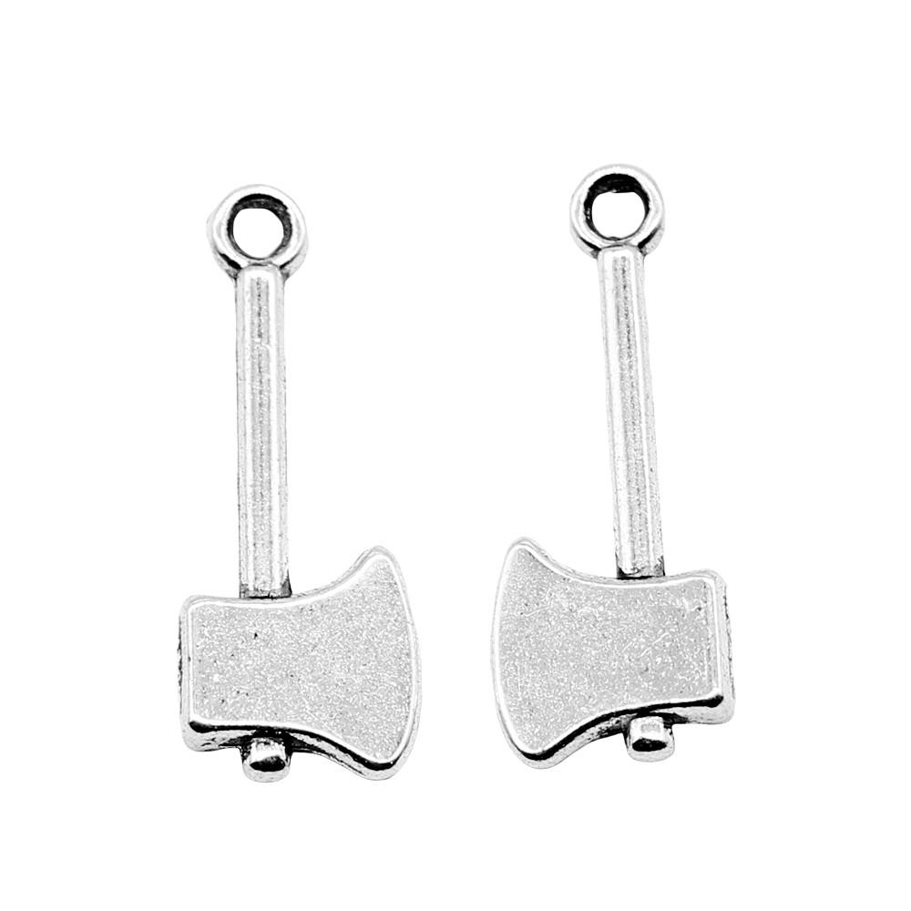 Hammer Charms Multi Color Alloy Pendants For Tool & Construction Themed Jewelry