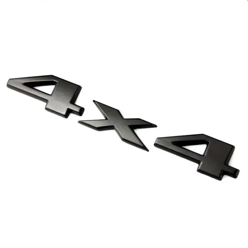 

3D металлические наклейки на багажник автомобиля для 4X4 ограниченных букв, эмблема, логотип Grand Cherokee Overland, компас, аксессуары Wrangler 4X4 чёрный