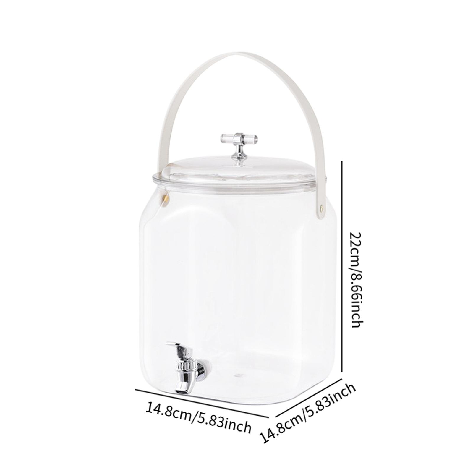 

Large Capacity Plastic Refrigerator Beverage Dispenser with Spout Portable Cold Kettle Drinking Water Jug for Outdoor Camping