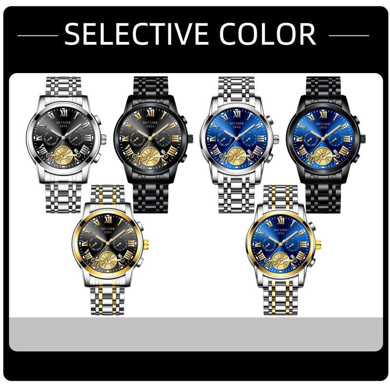 Orologio da Uomo Tourbillon alla Moda Orologio al Quarzo Moda Business Sport Orologio da Uomo Orologio in Acciaio Inossidabile Orologio da Uomo con Cinturino in Acciaio