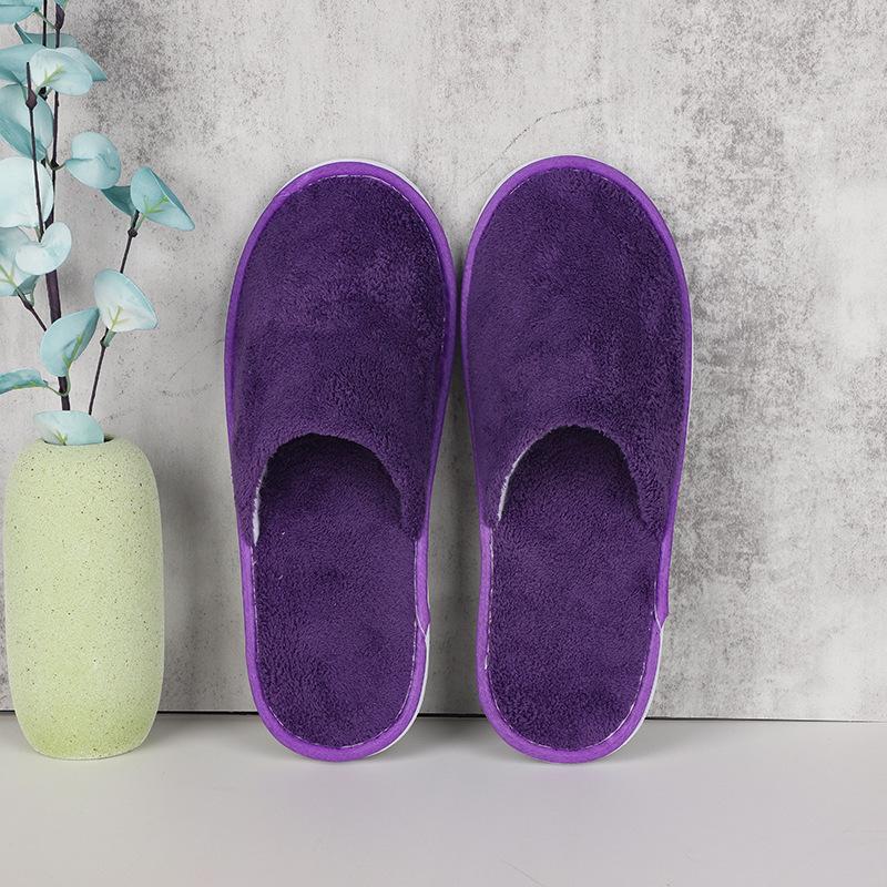 Anti-Slip Portable Thickened Disposable Slippers for Hotels, Inns, Beauty Salons, and Travel