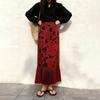 Half Skirt Women Cotton Casual Versatile Elastic Vintage Literary Classic Skirt Loose Comfortable Plaid Skirt