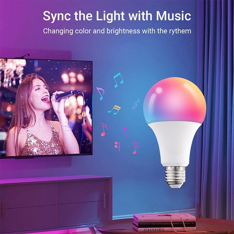 Tuya Smart WiFi LED Light Bulbs 220V 110V 15W E27 LED Lamp RGB Smart Lights APP Alexa Google Assisatnt Voice Control
