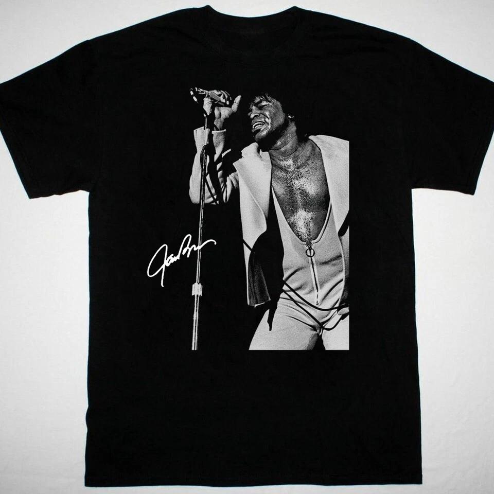 James Brown signature T-shirt, James Brown Shirt For Fans S