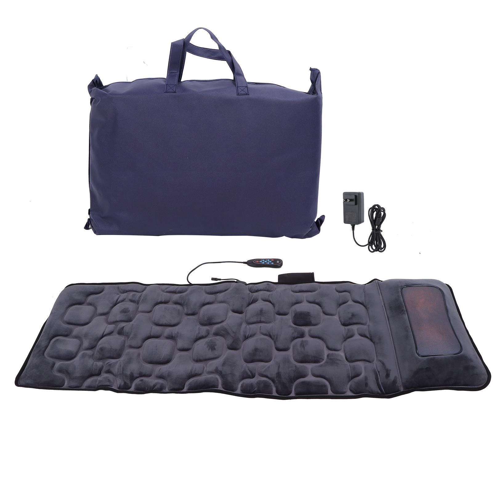 

Нагревательный массажер для спины Вибрационный разминающий массаж Сиденье Подушка для кресла Подушка для стула США Вилка 100-240 В