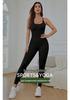 Cross-Back Shapewear Bodysuit with Tummy Control and Butt Lifting Yoga Pants