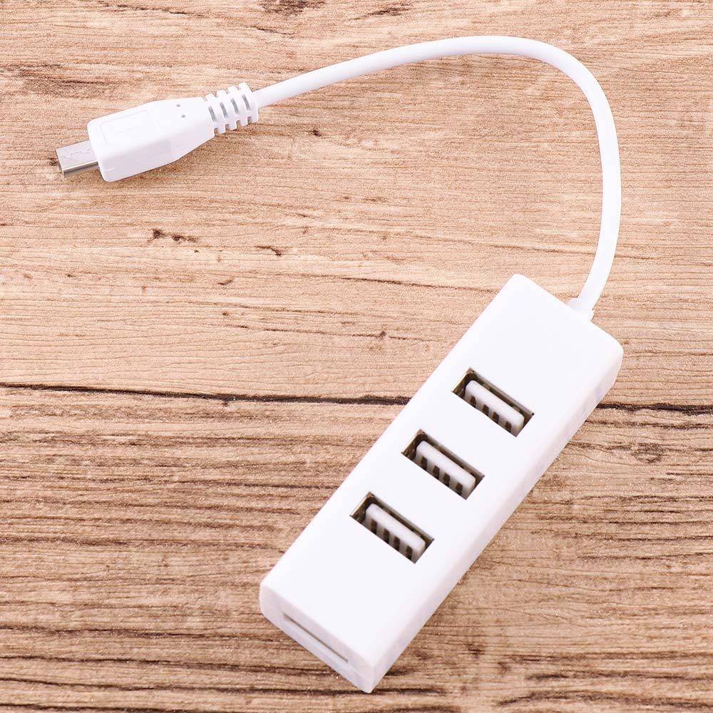 Duable Multi-function OTG Hub 4 Ports USB To OTG Extension Cable Adapter Charging Cable Converter