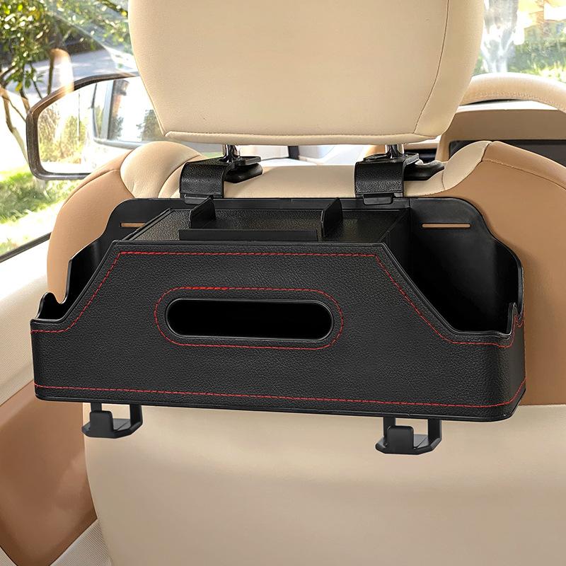 

1Pcs Sturdy Auto Organizer 4 In 1 Car Multifunctional Back Seat Storage Box For Women Travel Car Storage Arrangement A6