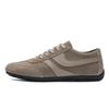 Men's Casual Shoes Fashionable Retro Breathable Flat-bottomed Single Shoes Sports Lace-up Men's Shoes Doudou Shoes