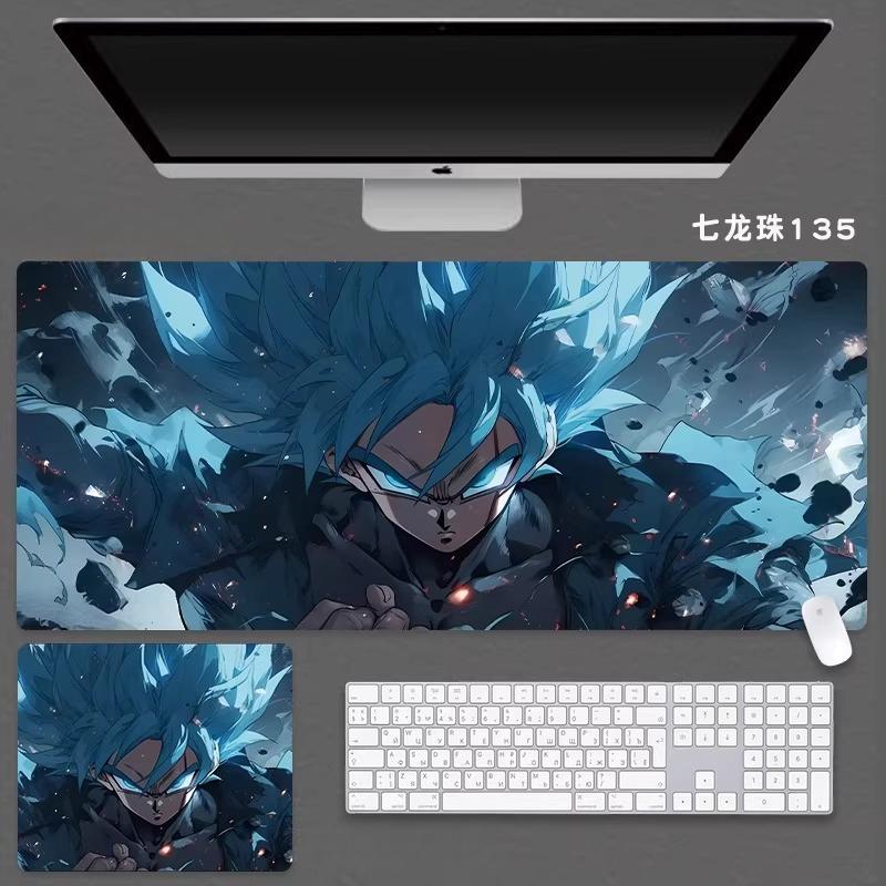 High Quality Japanese Animation Seven Dragon Ball Mouse Pad Oversized Boys Animation Two-dimensional E-sports Game Computer Keyboard Student Desk Pad