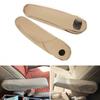 Pair Beige Seat Armrest Handle Leather Cover Trim For Honda CRV CR-V 2007-2009