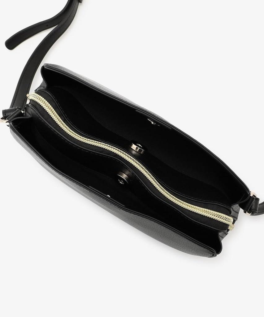 Afternoon Tea Living JB22 Lightweight Synthetic Leather Mini Shoulder Bag, Black