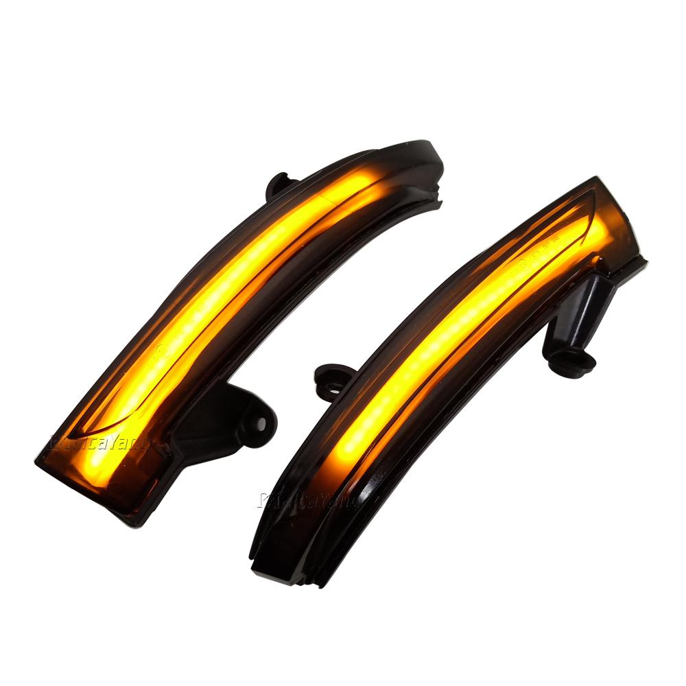2pcs Side Mirror LED Turn Signal Arrow Light for Renault Megane MK4 IV Talisman 2016-2019 Clio V MK5 2020 2021 Dynamic Blinker