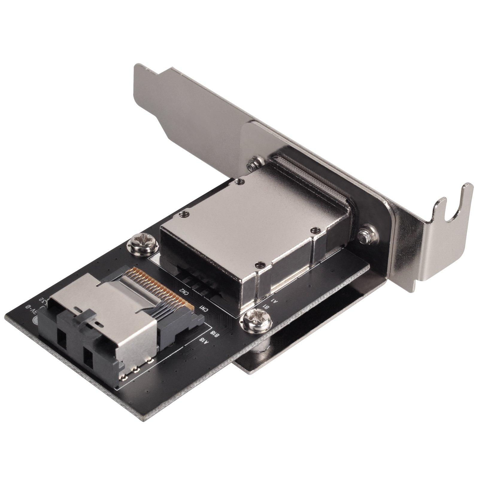 

Silver Stone SilverStone Adapter Card to Convert Internal Port to External Interface SAS/SATA ST-SA011