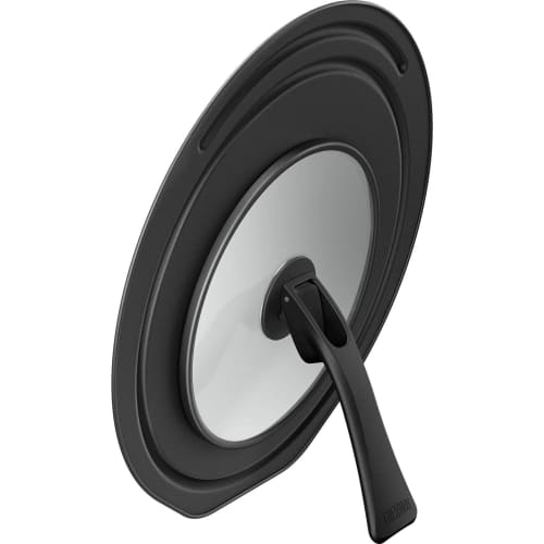 

Thermos Folding Stand Type Frying Pan Lid Compatible with 26/28cm Black KLD-001 BK