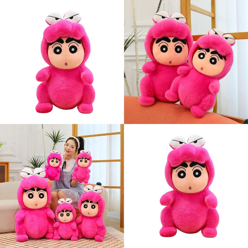 Crayon Shinchan Plush Crocodile Backpack With Soft Short Plush For Kids Birthday Gift