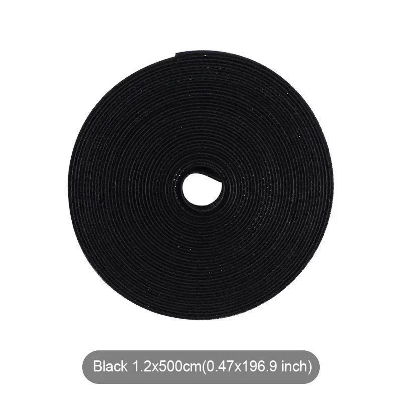 Organizador de Cables Reutilizable de 5m para Cables, Enrollador de Cables de Escritorio, Organizador de Bridas para Cables, Protección de Línea de Datos, Gadget de Almacenamiento