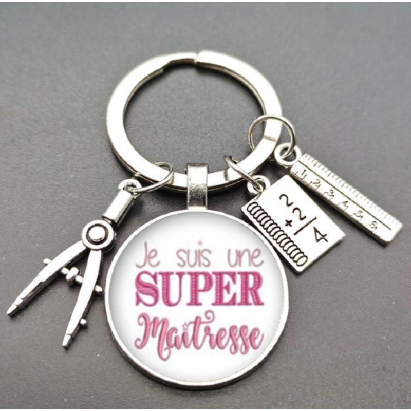 Graduation Gem Pendant Keychain: Perfect Teacher Gift