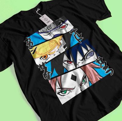 T-shirt Kakashi T-shirt Naruto T-shirt Obito T-shirt Madara Sasuke Rin Itachi Sakura Kurama