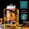 ZISIZ Glass Brewing Jar with Faucet