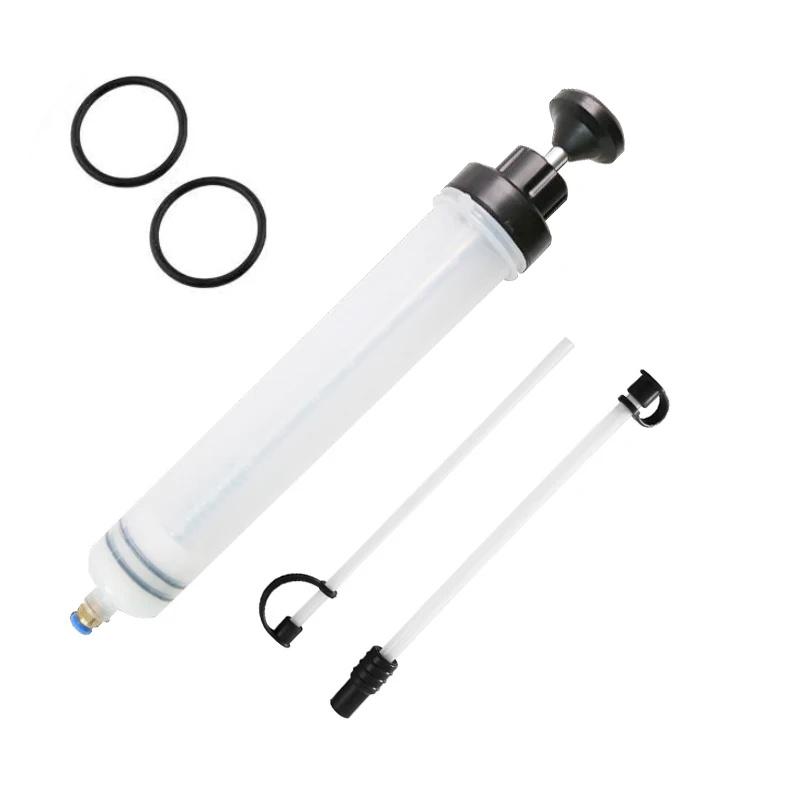 Large Syringe Oil Extractor and Injector for Car Engine Oil Brake Fluid Change Professional Suction Pump Tool Kit