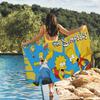 Cartoon The S-Simpsons Towel Quick Drying Beach Towels Are Suitable For Swimming Pools Camping Yoga And The Gym