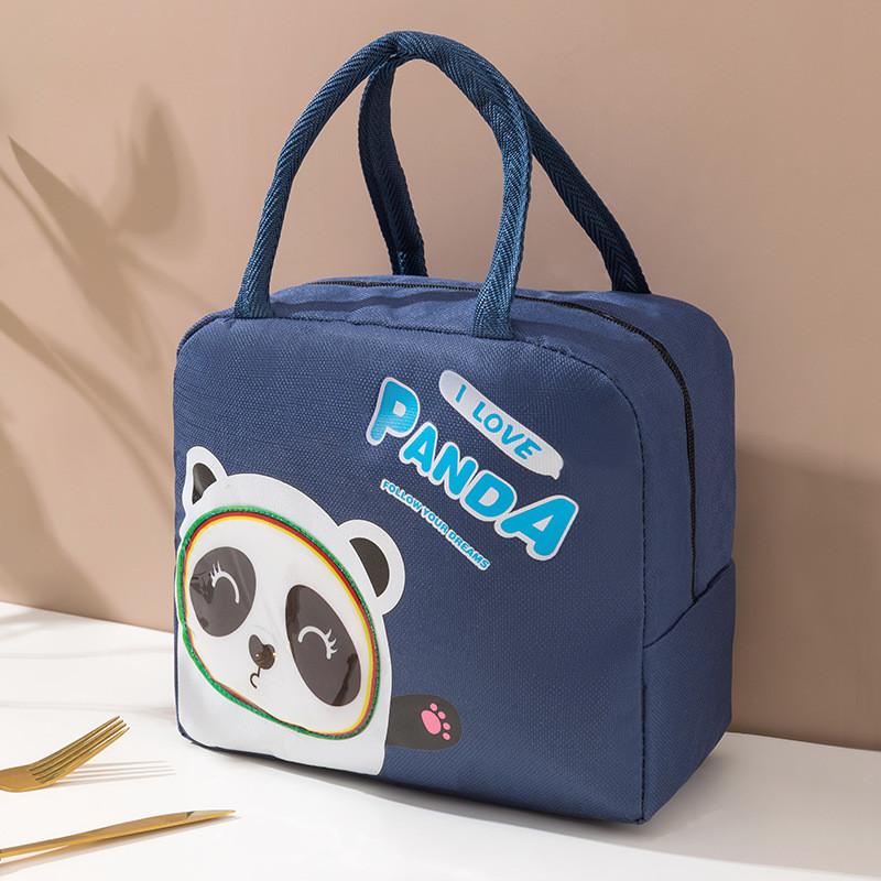 Cute Capacity Large Lunch Bag For Bento Box Cartoon Oxford Cloth Bag Lunch