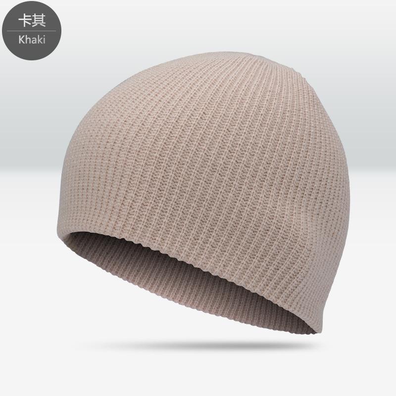 Autumn and winter thin wool hat men's hat women's knitted hat men's warm trendy headhat children's hat cold hat melon fur hat