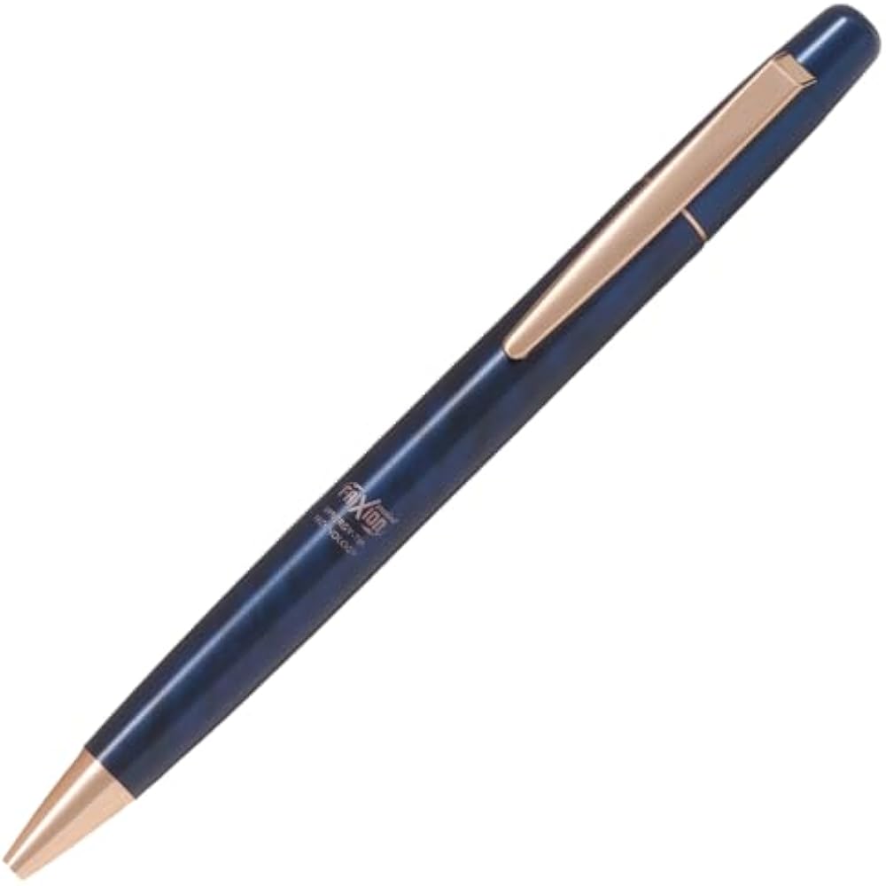 PILOT LFPK3SS4MAL Frixion Point Knock Biz 0.4mm Marble Blue Ballpoint Pen