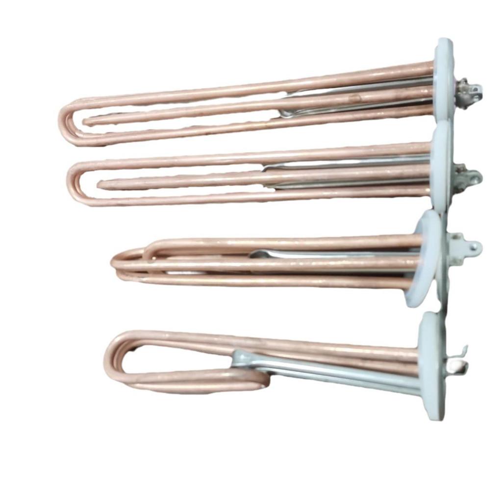 Electric Water Heater Heating Element - Copper Tube, 3KW/6KW/9KW/12KW, 220V/380V, High Temperature Resistant.