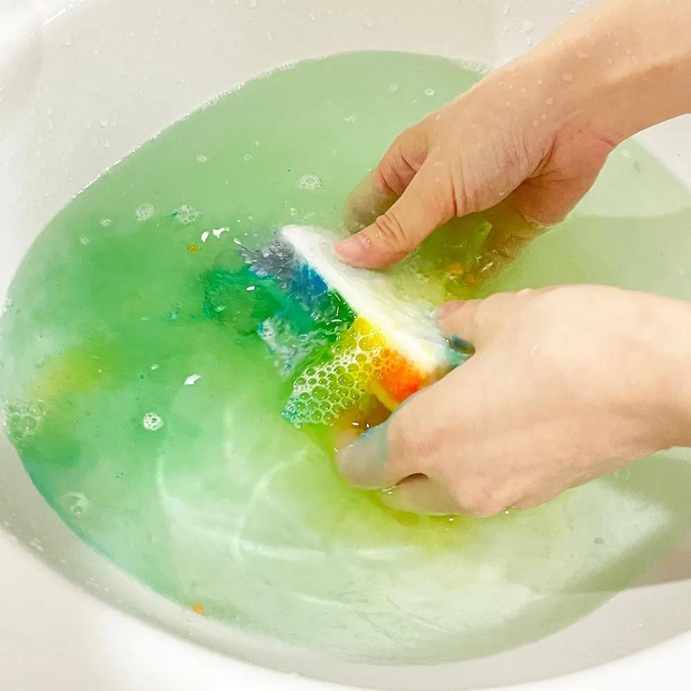 Korean-made RAINIBOW Bubble Bar Bath Bomb 140g Bath Ball Bubble Bath