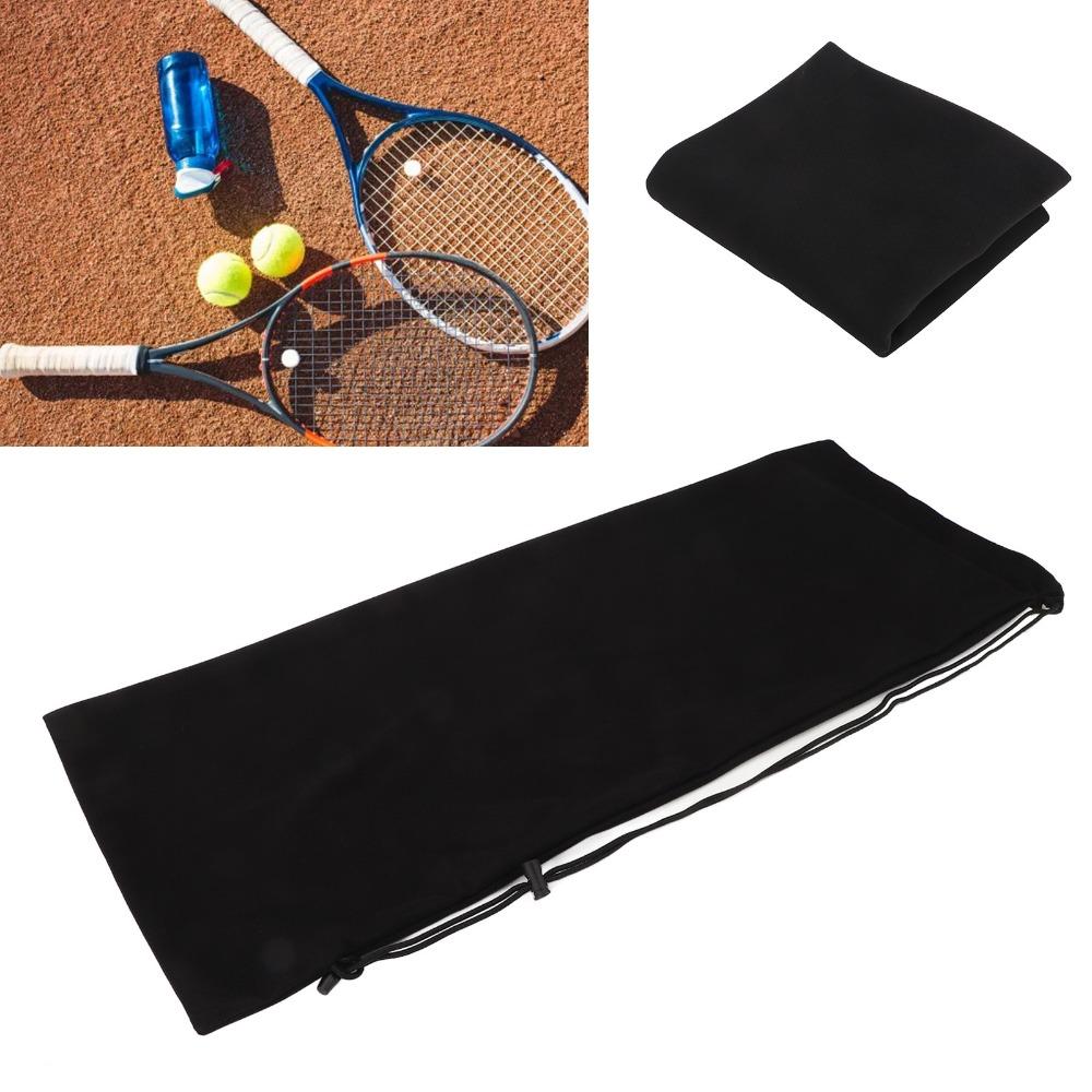 Adjustable Shoulder Strap Tennis Racket Storage Bag Soft Supple Drawstring Bag  Unisex