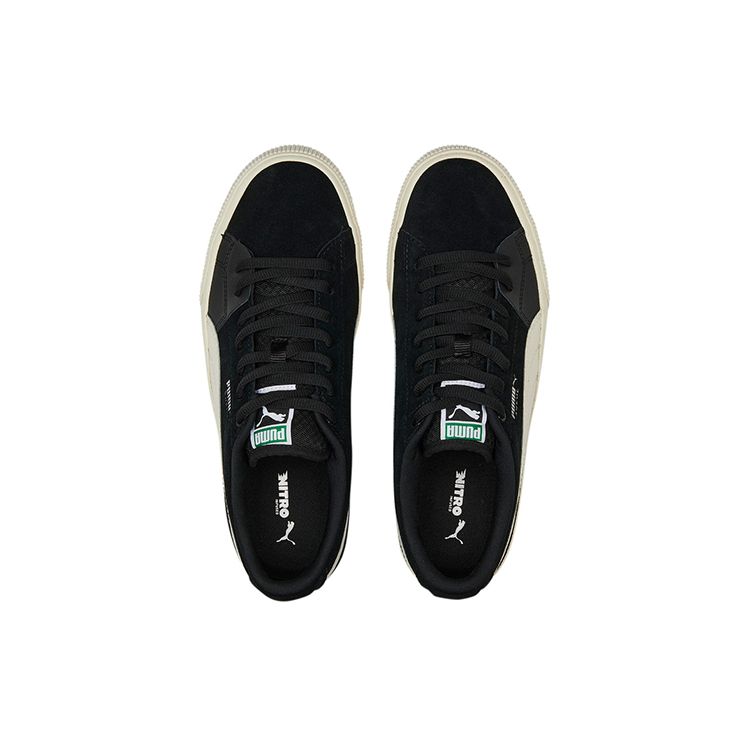 Puma Suede Skate Nitro OG Black Whisper White Unisex Sneakers 386600-01