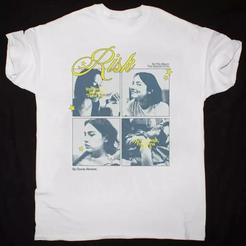Gracie Abrams Weißes T-Shirt Baumwolle Unisex S235xl Für Unisex Unisex