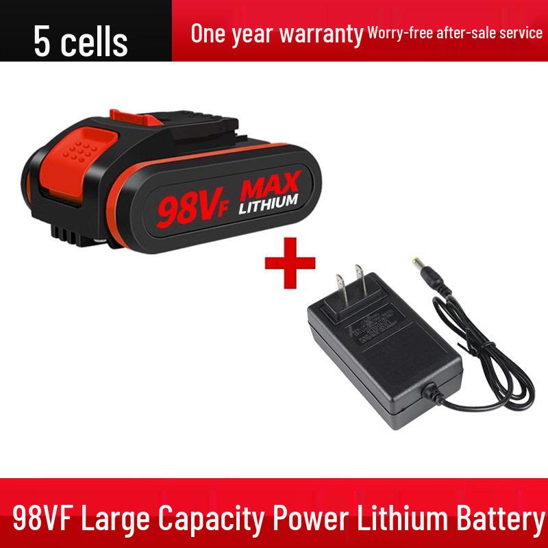 Universal Cordless Drill with Large Capacity Lithium Battery - 21V/36VF/48VF/98VF Electric Screwdriver